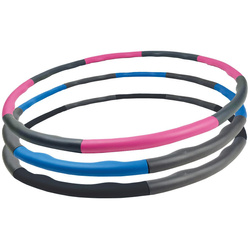 Hula hop z masażem neoprenowy 95cm Eb fit niebiesko-szary
