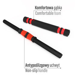 SGN140 (2 CZĘŚCI) PRO SET 6W1 ZESTAW CIĘŻARÓW 40KG HMS