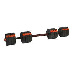 Regulowane hantle treningowe 2x20kg z funkcją sztangi Eb Fit