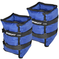 OBCIĄŻENIE NA PRZEGUBY NIEBIESKIE 4KG (2x2KG) EB FIT