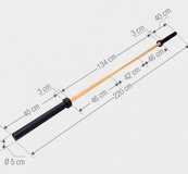 Gryf olimpijski złoty 50/51 mm