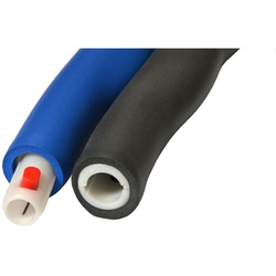 Hula hop z masażem neoprenowy 95cm Eb fit niebiesko-szary