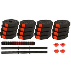 Regulowane hantle treningowe 2x20kg z funkcją sztangi Eb Fit