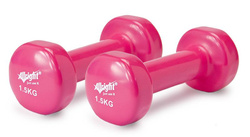 Hantle winylowe Allright  2 x 1,5 kg