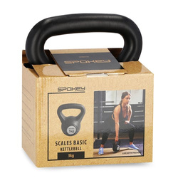 Kettlebell z uchwytem Spokey SCALES BASIC błędne