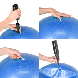 YB01N 55CM BLUE PIŁKA GIMNASTYCZNA HMS