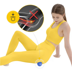 Piłka do masażu Lacrosse Massage Ball niebieska 4fizjo 