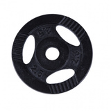 Obciążenie żeliwne typu Gripper 2,5kg, czarne