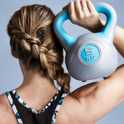 Kettlebell winylowy kolorowy 5kg