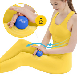 Piłka do masażu Lacrosse Massage Ball niebieska 4fizjo 