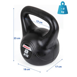 Hantla kompozytowa Kettlebell 8kg odważnik Eb Fit