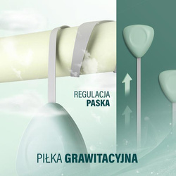 HULA HOP  HHM14  GREEN Z MAGNESAMI I OBCIĄŻNIKIEM + LICZNIK HMS