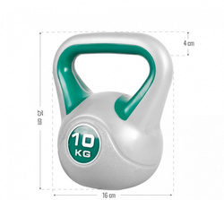 Kettlebell Winylowe kontrast 10kg
