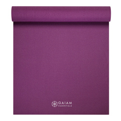 GAIAM ESSENTIALS MATA DO JOGI 6 MM Z PASKIEM FIOLETOWA 63313