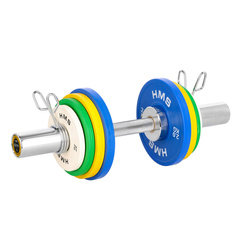 GOP050 (+ZACISKI) GRYF KRÓTKI OLIMPIJSKI 5KG 50CM HMS