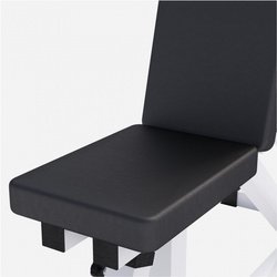 Ławka prosta, regulowana (biała)