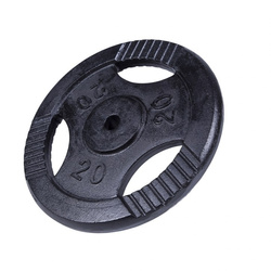 Obciążenie żeliwne typu Gripper 20kg, czarne