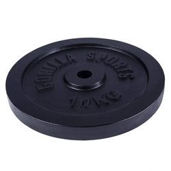 Obciążenie żeliwne 10kg, czarne