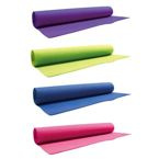 Mata do ćwiczeń fitness jogi 170x60x0,3cm różowa Eb fit