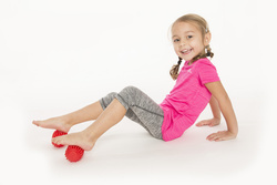 Wałek do masażu i rehabilitacji 12,8 cm Tullo czerwony