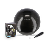 YB01N 75CM BLACK PIŁKA GIMNASTYCZNA HMS