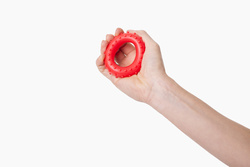 Krążek do masażu i rehabilitacji 7,2 cm cm Tullo czerwony