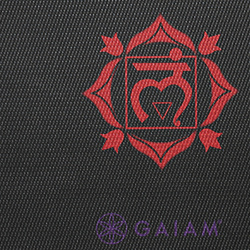 GAIAM MATA DO JOGI  PREMIUM BLACK CHAKRA 6 MM 62610