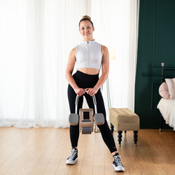 KA08 BROWN KÓŁKO ABS AUTOMATYCZNE KOŁO DO ĆWICZEŃ MIĘŚNI BRZUCHA Z PODPARCIEM