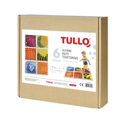 Ścieżka sensoryczna - sensoryczne płytki z cieczą fakturowe 30 cm 6 szt