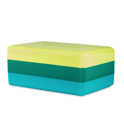 GAIAM KOSTKA DO JOGI Z PIANKI TEAL TONAL TRI 62207