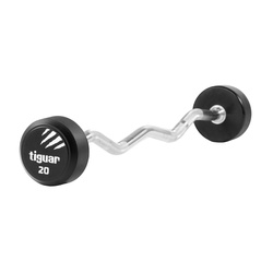 Tiguar barbell łamany PU 20 kg