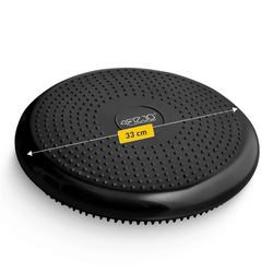 Poduszka sensomotoryczna czarna 4FIZJO Pro + pompka gratis