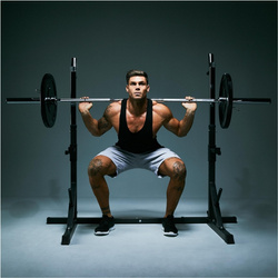 Regulowany stojak squat rack