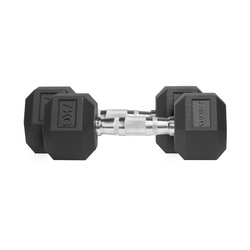 Hantle THORN FIT Hex Rubber Dumbbell 2x7 kg