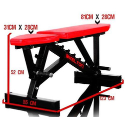 Kelton ławka regulowana HEAVY Avenger