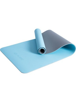 Mata do ćwiczeń P2I TPE JOGA MAT NIEBIESKO/SZARA 173x58x0.6 cm