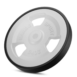 Zestaw obciążeń gumowanych 60 kg / 2 x 20 kg + 2 x 10 kg - Marbo Sport