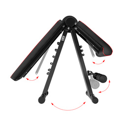 L1217 REGULOWANA ŁAWKA DO ĆWICZEŃ Z LINKAMI HMS