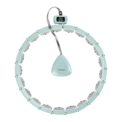 HULA HOP  HHM14  GREEN Z MAGNESAMI I OBCIĄŻNIKIEM + LICZNIK HMS