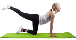 Duża Mata do Jogi Deluxe Limonka