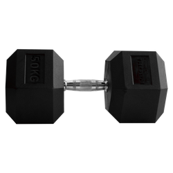 Hantel THORN FIT Hex Rubber Dumbbell 50,0 kg