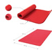 Mata do jogi czerwona 190 x 100 x 1,5 cm
