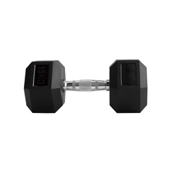 Hantel THORN FIT Hex Rubber Dumbbell 15 kg
