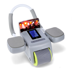 Koło do ćwiczeń HMS KA08 szare 45 cm z automatycznym powrotem