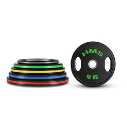 TOG10 2 x 10 KG TALERZ OLIMPIJSKI OGUMOWANY 2 x 10 KG HMS