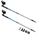 Kije nordic walking 105-135 cm srebrno-niebieskie Spokey MEADOW