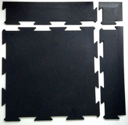 Zakończenia boczne do maty podłogowej puzzle 1x1m 15mm