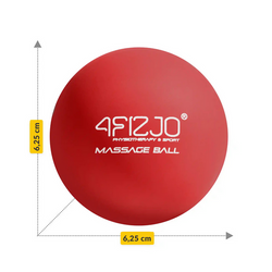 Piłka do masażu Lacrosse Massage Ball czerwona 4fizjo 