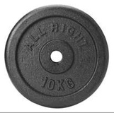 OBCIĄŻENIE ALLRIGHT CZARNE 10kg