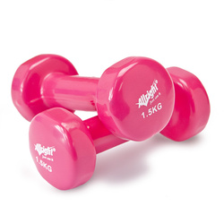Hantle winylowe Allright  2 x 1,5 kg